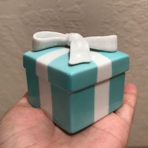 Porcelain Tiffany Box with Ribbon